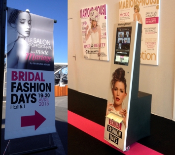 Salon du Mariage Marions Nous Salon de la robe de mariée 2015 pour Jump Photocall